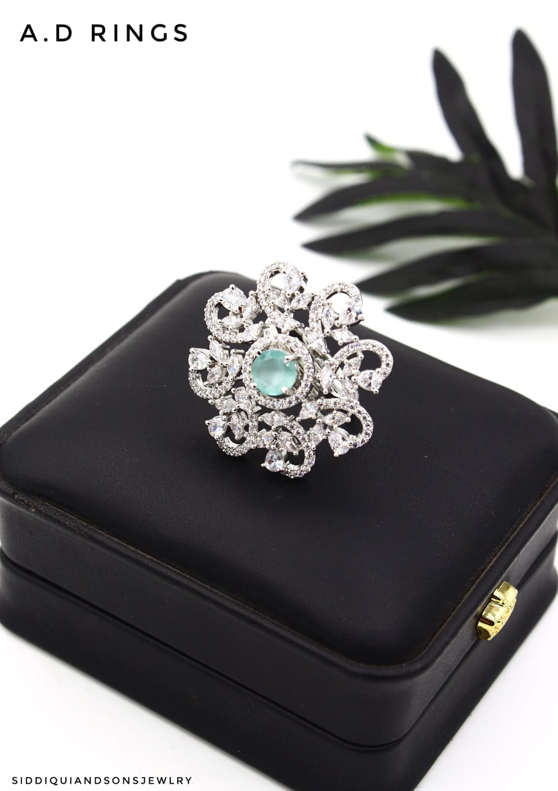 Starlit Halo Ring